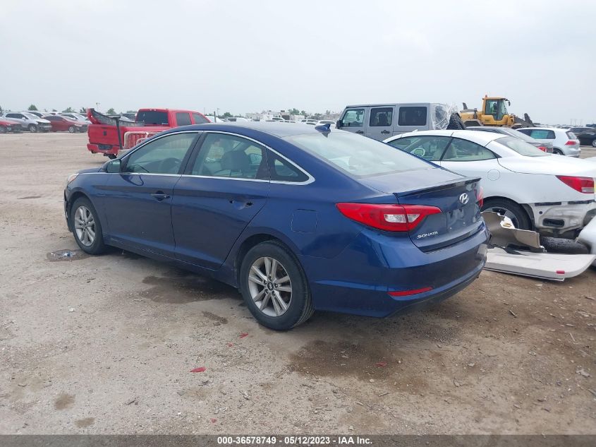 2015 HYUNDAI SONATA 2.4L SE - 5NPE24AF5FH074603