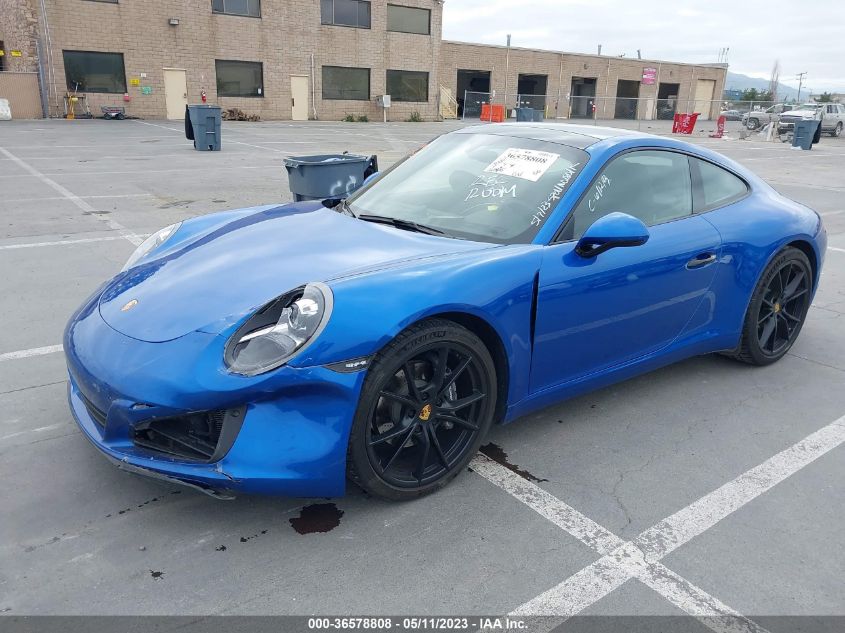 2018 PORSCHE 911 CARRERA - WP0AA2A99JS106365
