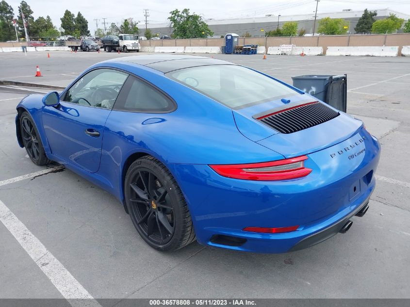 2018 PORSCHE 911 CARRERA - WP0AA2A99JS106365