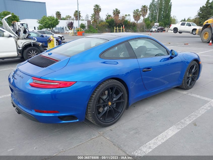 2018 PORSCHE 911 CARRERA - WP0AA2A99JS106365