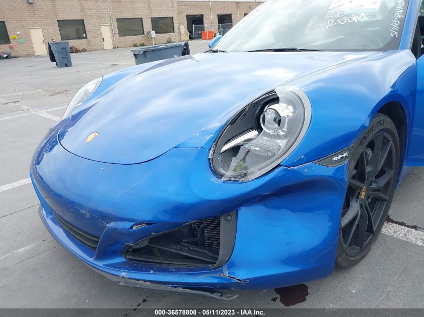 2018 PORSCHE 911 CARRERA - WP0AA2A99JS106365