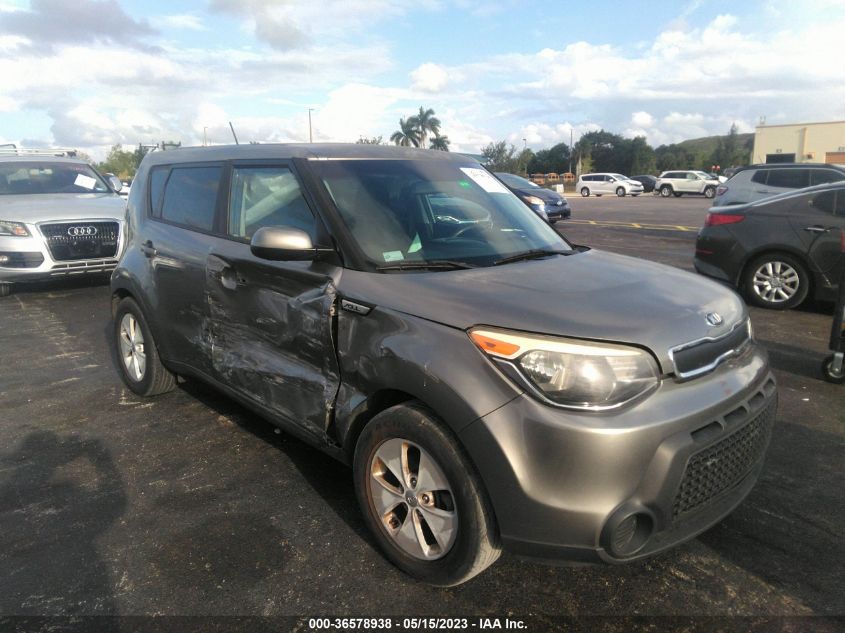 2016 KIA SOUL BASE - KNDJN2A29G7273571