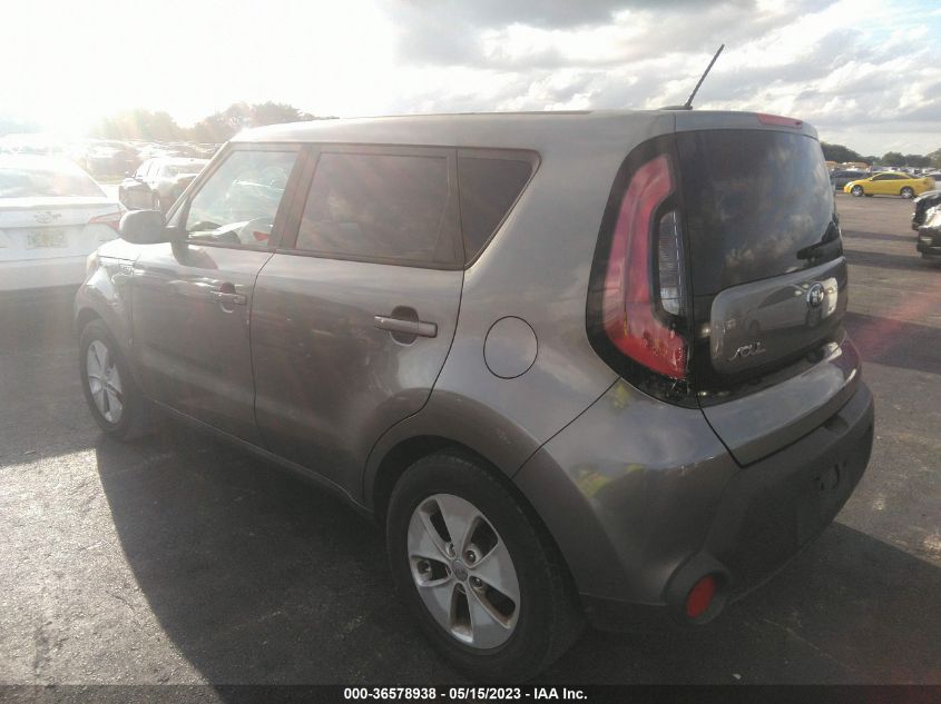 2016 KIA SOUL BASE - KNDJN2A29G7273571