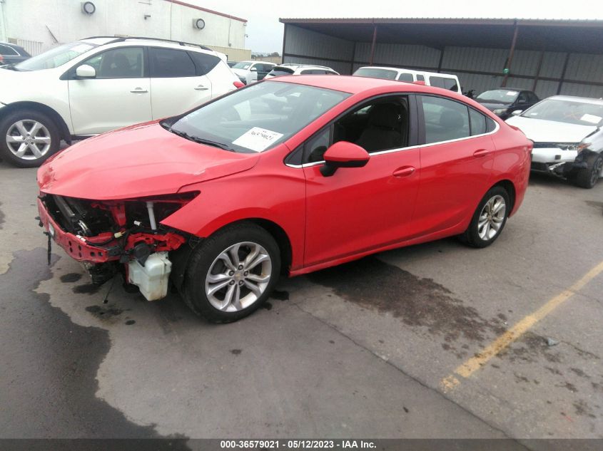 2019 CHEVROLET CRUZE LT - 1G1BE5SM1K7123378