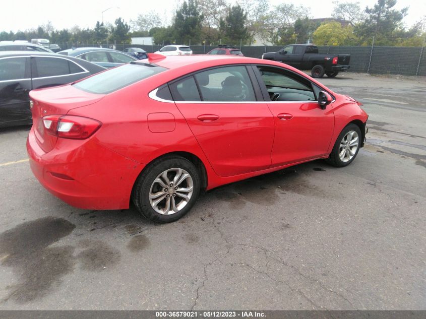 2019 CHEVROLET CRUZE LT - 1G1BE5SM1K7123378