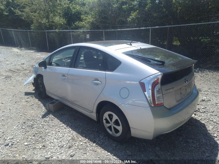 2013 TOYOTA PRIUS ONE/TWO/THREE/FOUR/FIVE - JTDKN3DU1D5629039