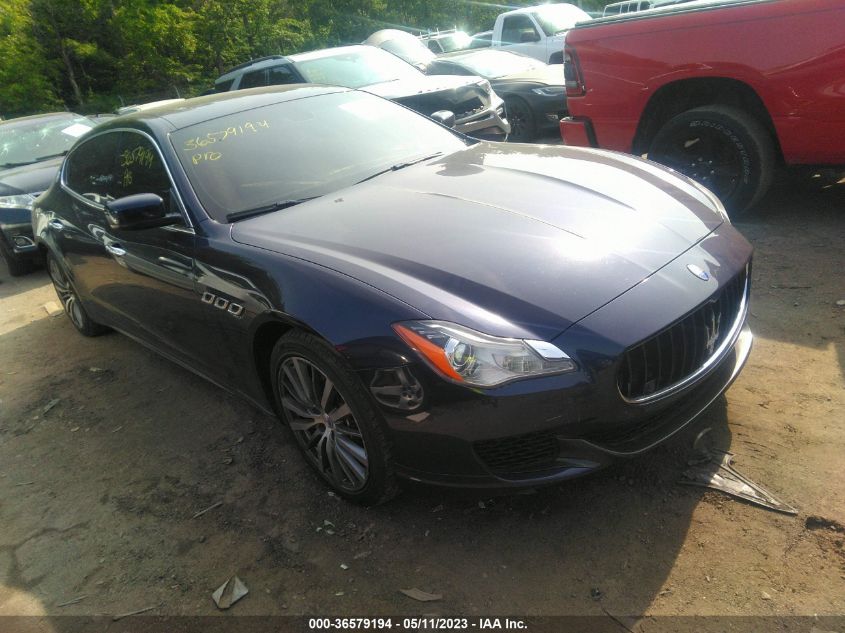 2016 MASERATI QUATTROPORTE S Q4 - ZAM56RRA7G1166150