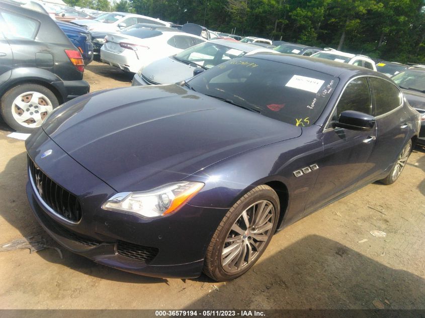 2016 MASERATI QUATTROPORTE S Q4 - ZAM56RRA7G1166150