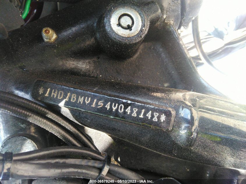 2004 HARLEY-DAVIDSON FLSTF 1HD1BMY154Y048148