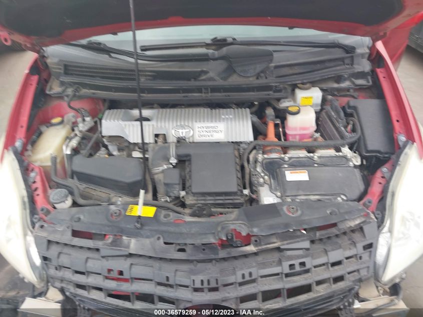 2013 TOYOTA PRIUS ONE/TWO/THREE/FOUR/FIVE - JTDKN3DU5D0336998