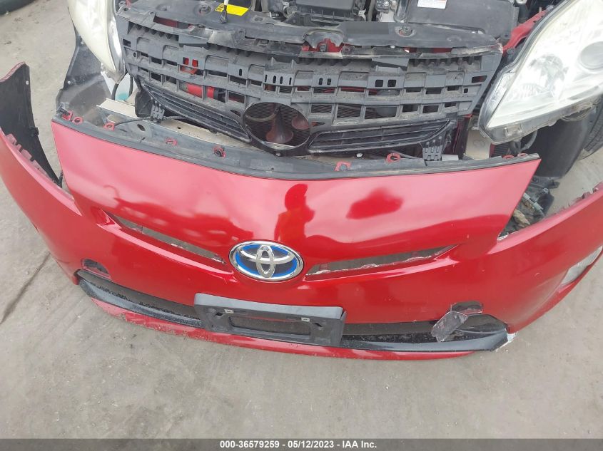 2013 TOYOTA PRIUS ONE/TWO/THREE/FOUR/FIVE - JTDKN3DU5D0336998