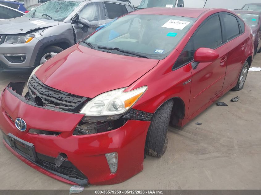 2013 TOYOTA PRIUS ONE/TWO/THREE/FOUR/FIVE - JTDKN3DU5D0336998