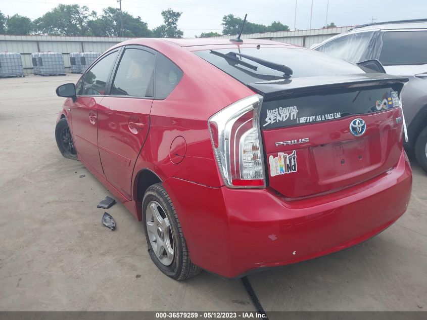 2013 TOYOTA PRIUS ONE/TWO/THREE/FOUR/FIVE - JTDKN3DU5D0336998