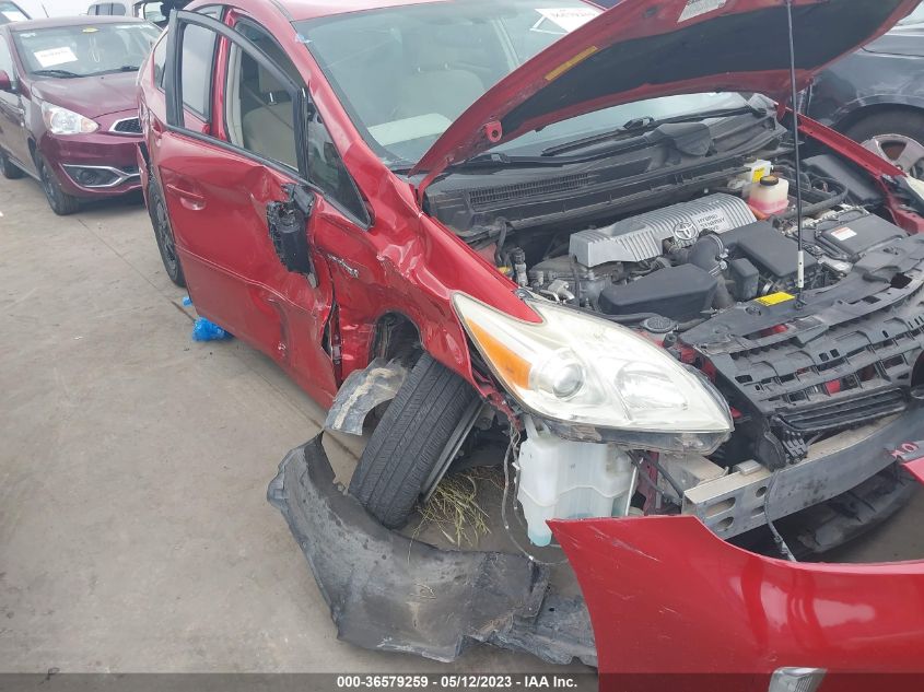 2013 TOYOTA PRIUS ONE/TWO/THREE/FOUR/FIVE - JTDKN3DU5D0336998