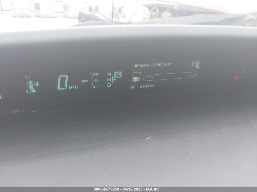 2013 TOYOTA PRIUS ONE/TWO/THREE/FOUR/FIVE - JTDKN3DU5D0336998