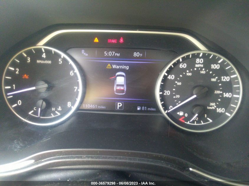 2017 NISSAN MAXIMA PLATINUM - 1N4AA6AP6HC450042