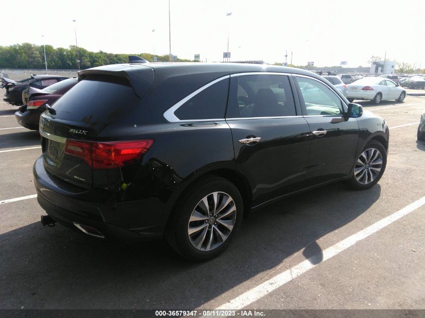 2016 ACURA MDX W/TECH/ENTERTAINMENT/W - 5FRYD4H65GB033867
