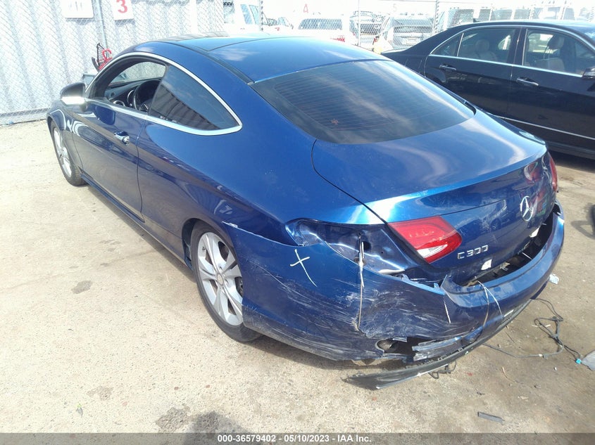 VIN WDDWJ4JB9HF337070 2017 MERCEDES-BENZ C-CLASS C 300