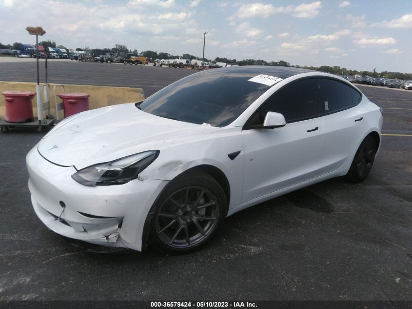 2021 TESLA MODEL 3 STANDARD RANGE PLUS - 5YJ3E1EA5MF093241