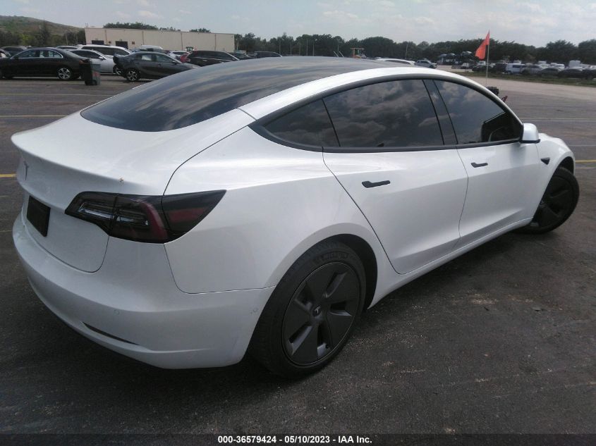 2021 TESLA MODEL 3 STANDARD RANGE PLUS - 5YJ3E1EA5MF093241