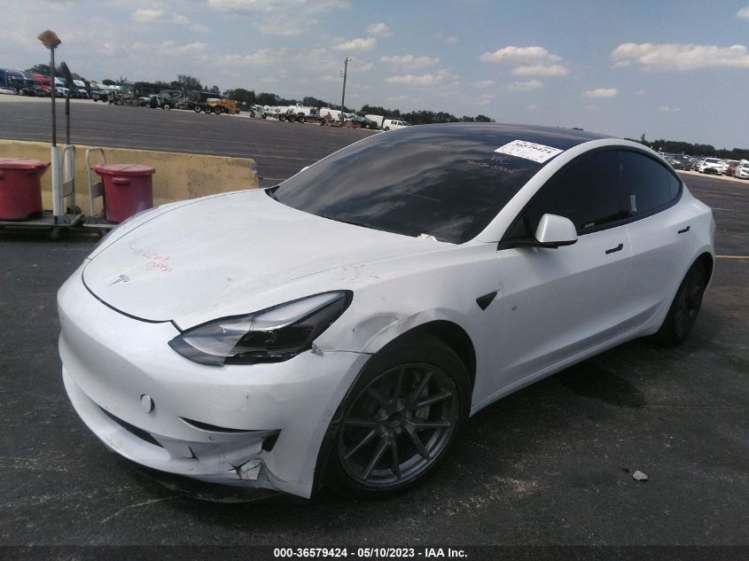 2021 TESLA MODEL 3 STANDARD RANGE PLUS - 5YJ3E1EA5MF093241
