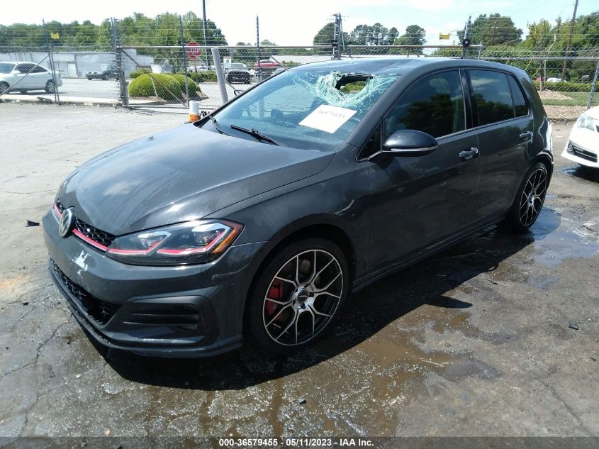 2019 VOLKSWAGEN GOLF GTI S/SE/AUTOBAHN - 3VW5T7AU7KM005393