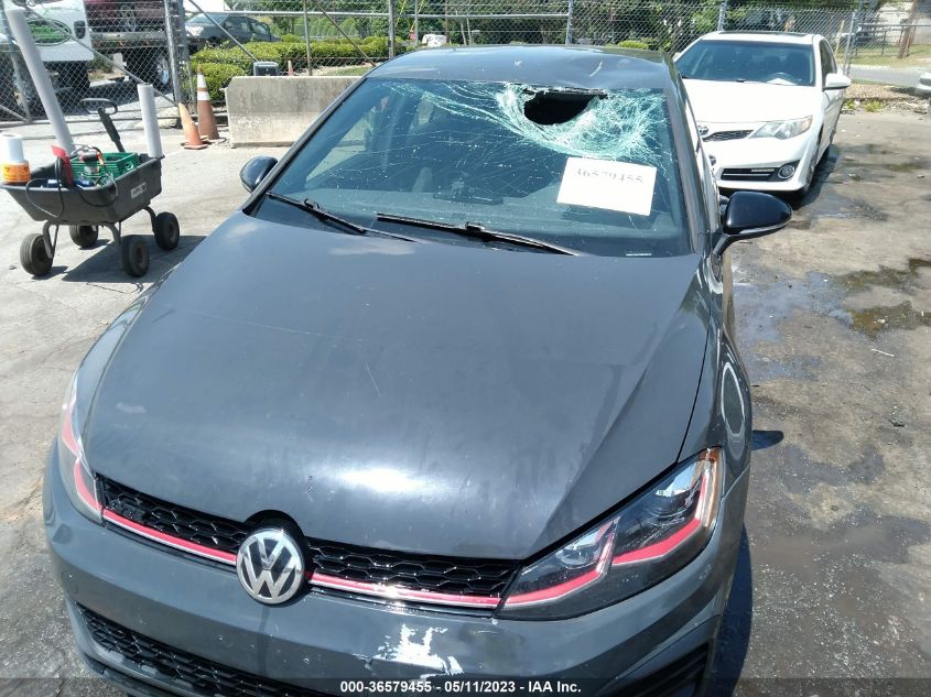 2019 VOLKSWAGEN GOLF GTI S/SE/AUTOBAHN - 3VW5T7AU7KM005393