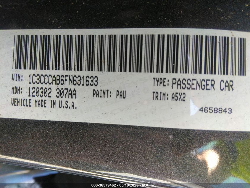 2015 CHRYSLER 200 LIMITED - 1C3CCCAB6FN631633