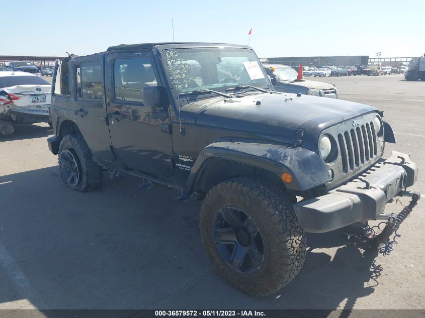 2014 JEEP WRANGLER UNLIMITED SAHARA - 1C4BJWEGXEL245697