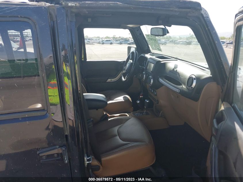2014 JEEP WRANGLER UNLIMITED SAHARA - 1C4BJWEGXEL245697
