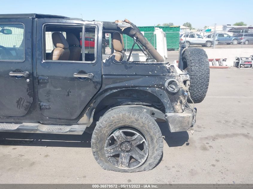 2014 JEEP WRANGLER UNLIMITED SAHARA - 1C4BJWEGXEL245697