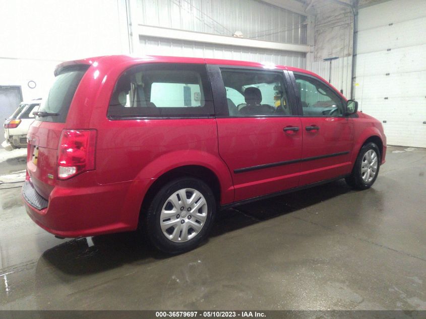 2015 DODGE GRAND CARAVAN AMERICAN VALUE PKG - 2C4RDGBG3FR709339