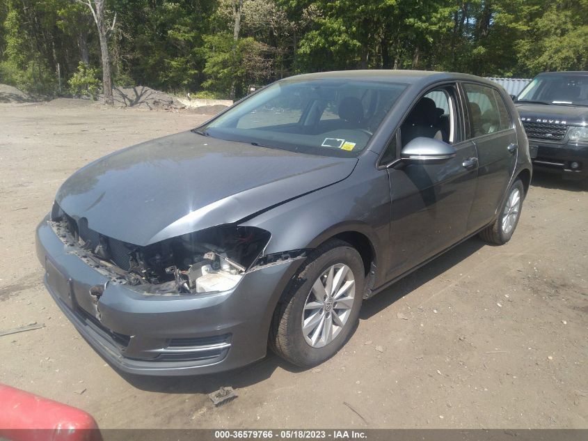 2016 VOLKSWAGEN GOLF TSI S - 3VW217AU2GM038835