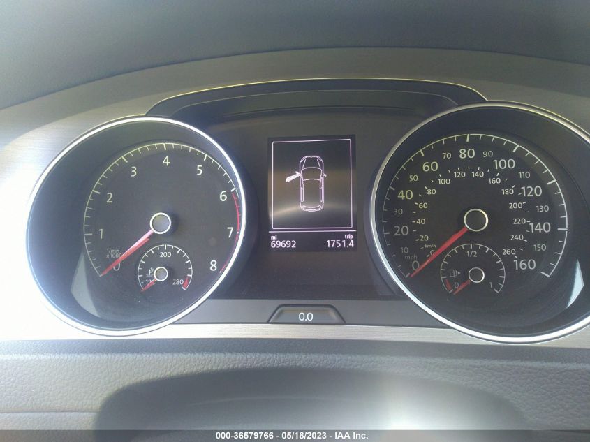 2016 VOLKSWAGEN GOLF TSI S - 3VW217AU2GM038835