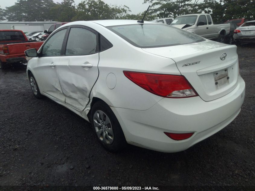 2016 HYUNDAI ACCENT SE - KMHCT4AEXGU055186