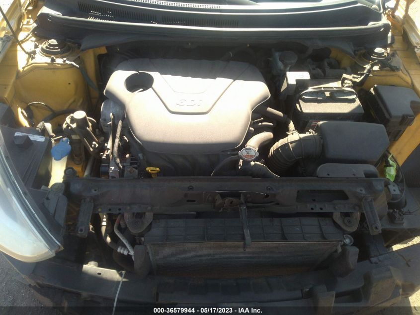 2013 HYUNDAI VELOSTER W/BLACK INT - KMHTC6ADXDU125087