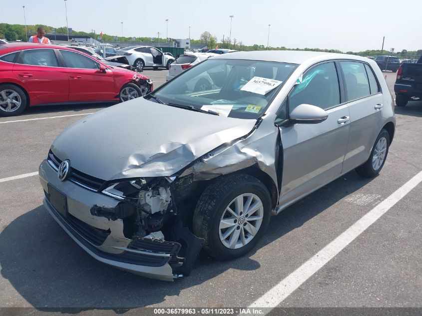 2016 VOLKSWAGEN GOLF TSI S - 3VW217AU0GM026621