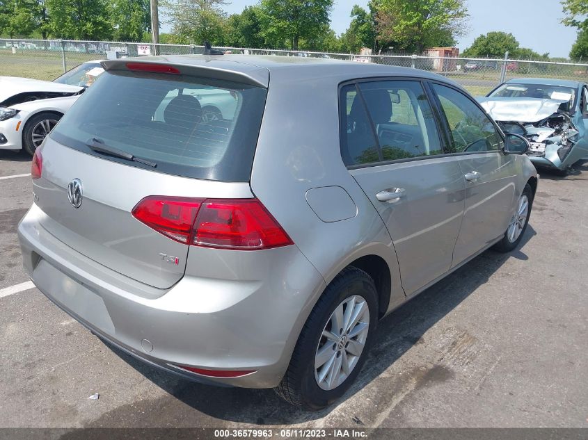 2016 VOLKSWAGEN GOLF TSI S - 3VW217AU0GM026621