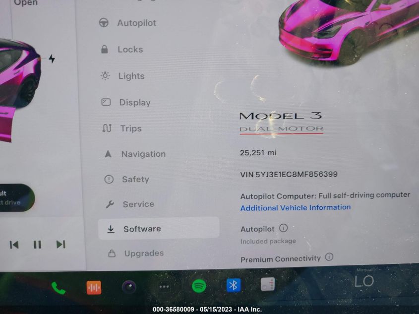 2021 TESLA MODEL 3 PERFORMANCE - 5YJ3E1EC8MF856399