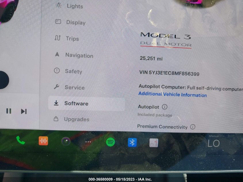 2021 TESLA MODEL 3 PERFORMANCE - 5YJ3E1EC8MF856399