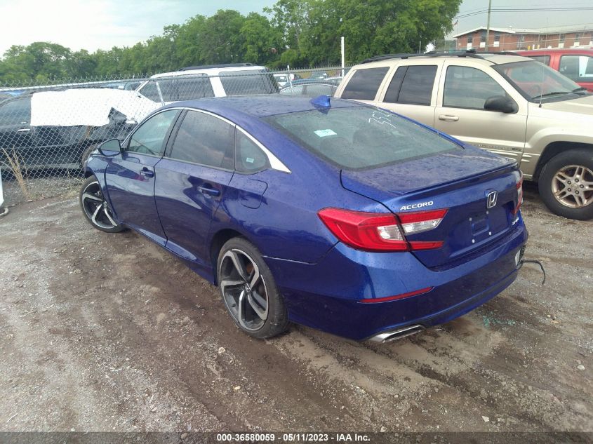 2020 HONDA ACCORD SEDAN SPORT - 1HGCV1F33LA073529
