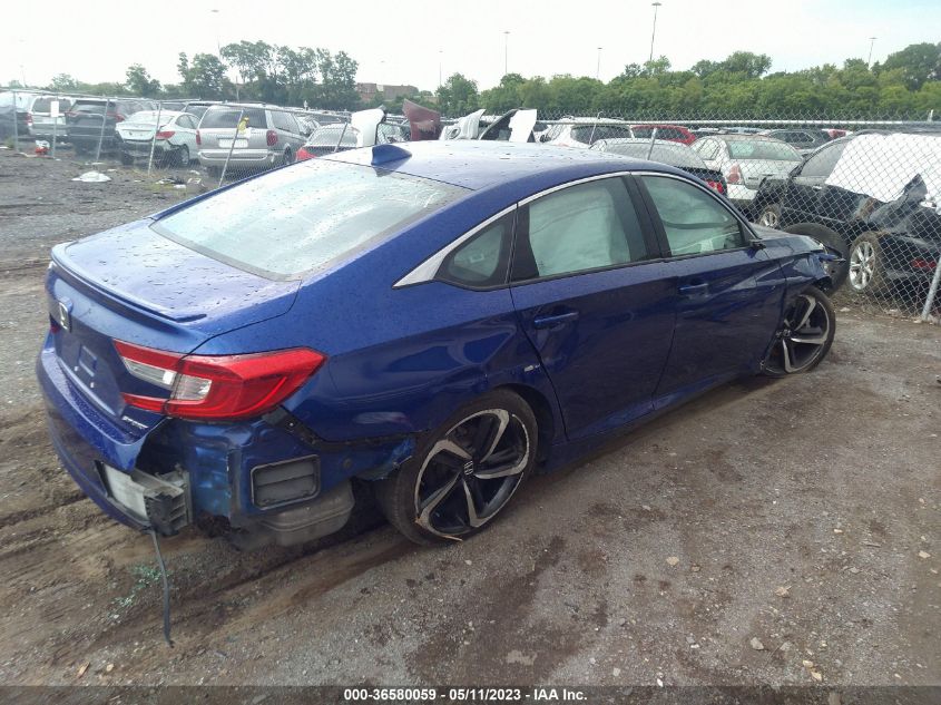 2020 HONDA ACCORD SEDAN SPORT - 1HGCV1F33LA073529