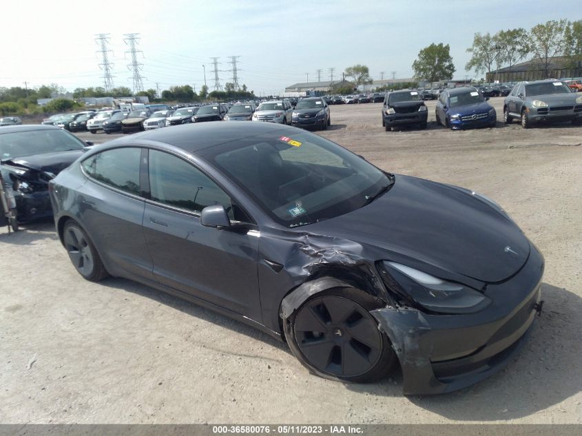 2022 TESLA MODEL 3 - 5YJ3E1EA4NF206579