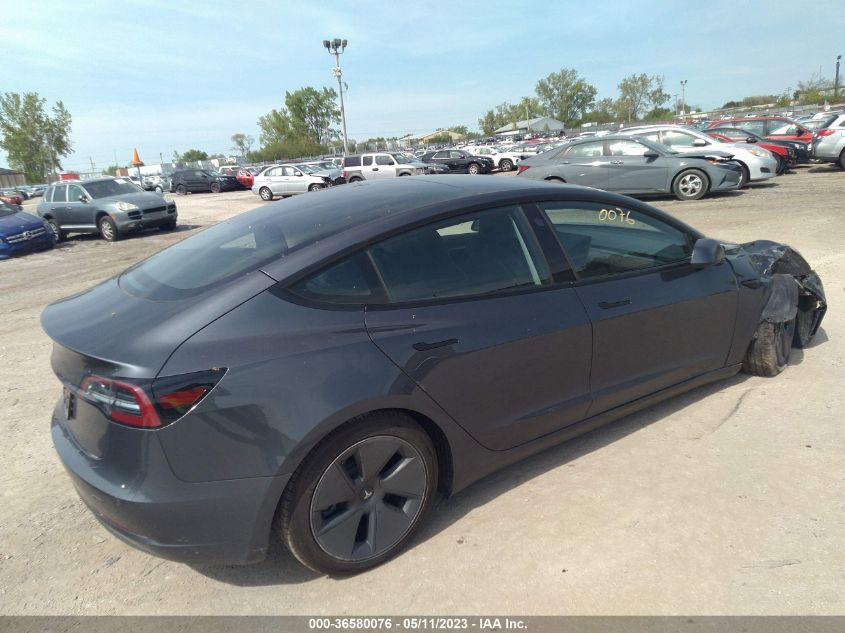 2022 TESLA MODEL 3 - 5YJ3E1EA4NF206579