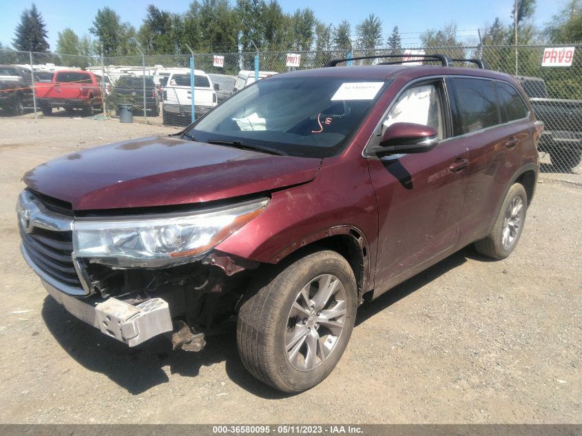 2015 TOYOTA HIGHLANDER LE - 5TDZKRFHXFS057749