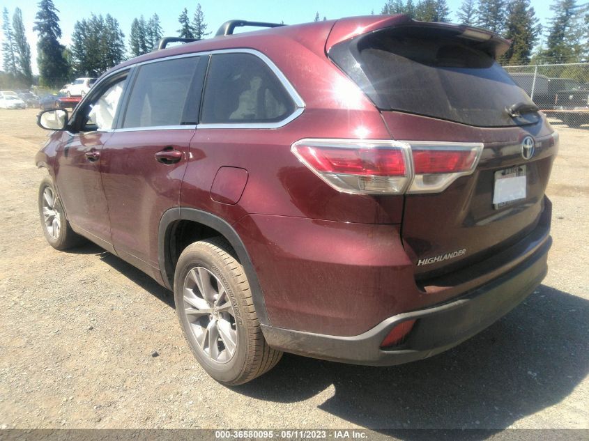 2015 TOYOTA HIGHLANDER LE - 5TDZKRFHXFS057749