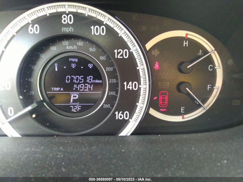 2016 HONDA ACCORD SEDAN EX - 1HGCR2F77GA039127