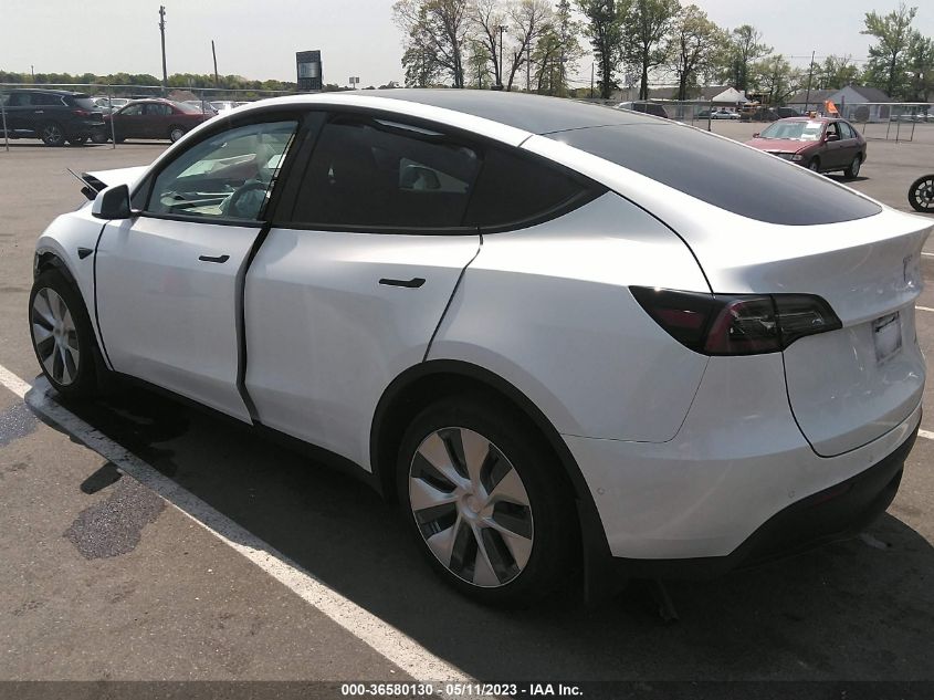 2022 TESLA MODEL Y LONG RANGE - 7SAYGDEE3NF321178