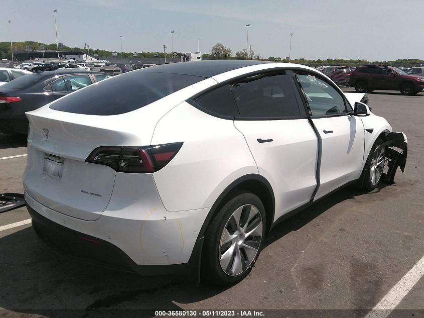 2022 TESLA MODEL Y LONG RANGE - 7SAYGDEE3NF321178