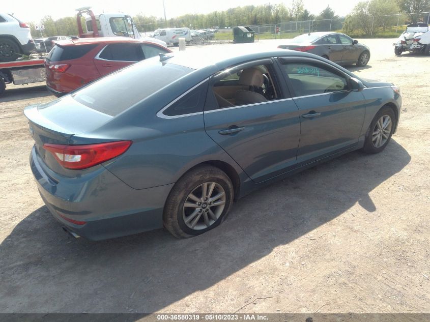 2017 HYUNDAI SONATA 2.4L - 5NPE24AF4HH527659